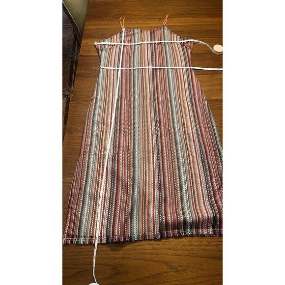 Sam Edelman Dress Stripe Crochet Maxi Summer  Size 14 - Picture 3 of 8